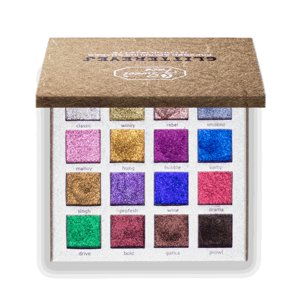 Sweet Face 16 Color Glittereyes Palette