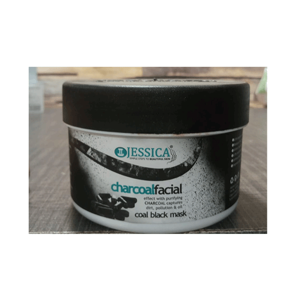 Jessica Charcoal Facial Coal Black Mask 500ML