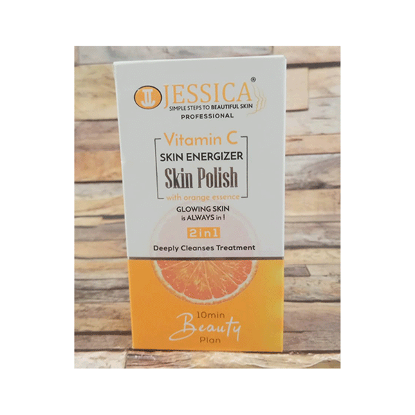 Jessica Vitamin C Skin Energizer Skin Polish 2 in 1 Deeply Cleanses Treatment 10Mint Beauty Plan