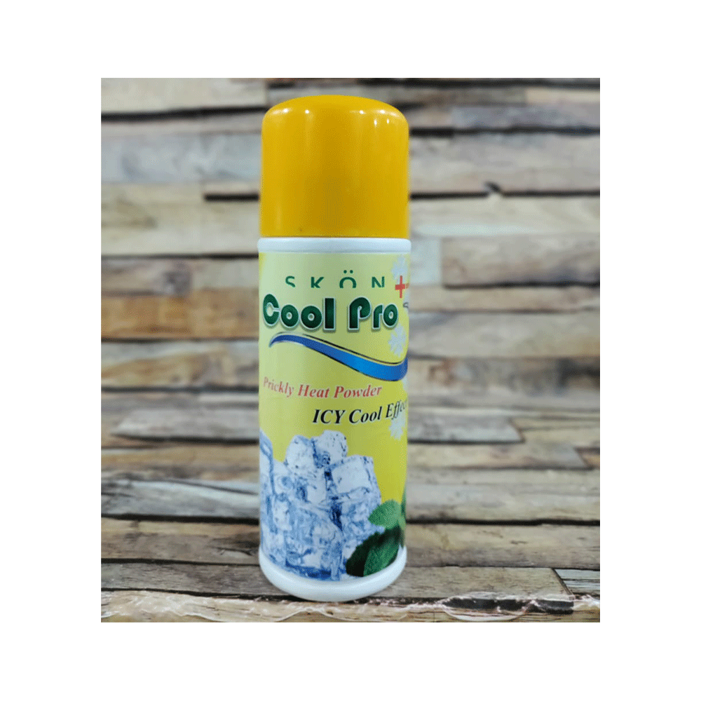 Ice Cool Powder Design Skon Cool Pro Prickly Heat Powder Icy Cool Effect (Yellow) – Nuvari
