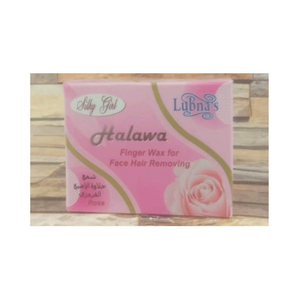 Silky Girl Halawa Finger Wax For Face Hair Removing Rose 100g