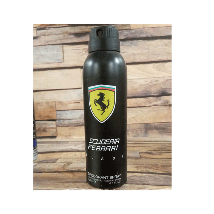Scuderia Ferrari Black Deodorant Spray – Nuvari