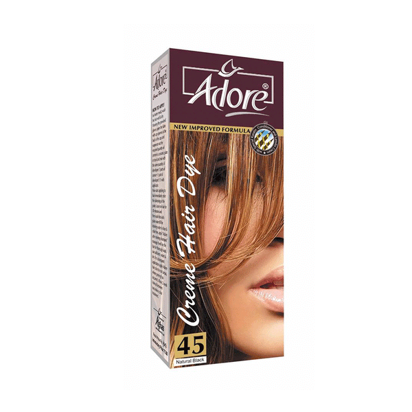 Adore Creme Hair Dye (45-Natural Black)