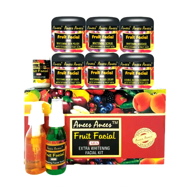 Anees Anees 8 Steps Complete Fruit Whitening Facial Kit - 140 ml Each Jar_nuvaripk_pakistan-140mlEachJar