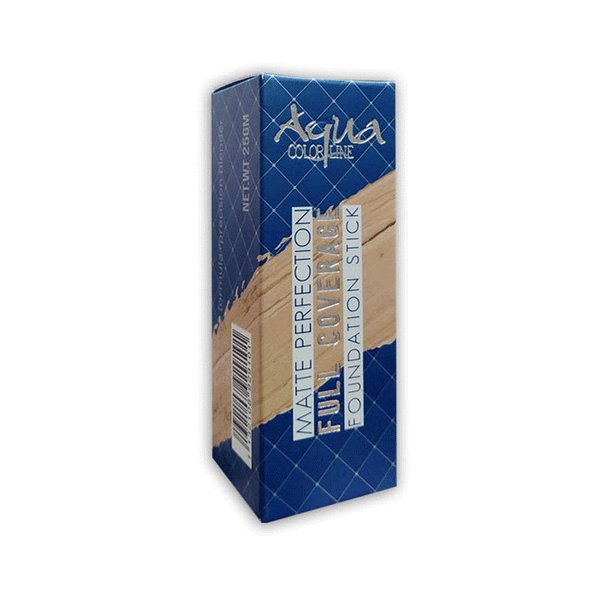 Aqua Color Line Matte Perfection Full Coverage Foundation Stick (Shade-Ivory)
