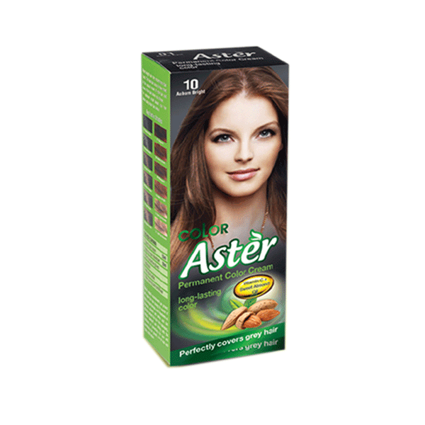 Aster Permanent Color Cream Long-Lasting Color (10-Auburn Bright)