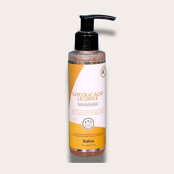 Balice Glycolic Acid Licorice Exfoliating Face Wash 120ml_nuvaripk_pakistan