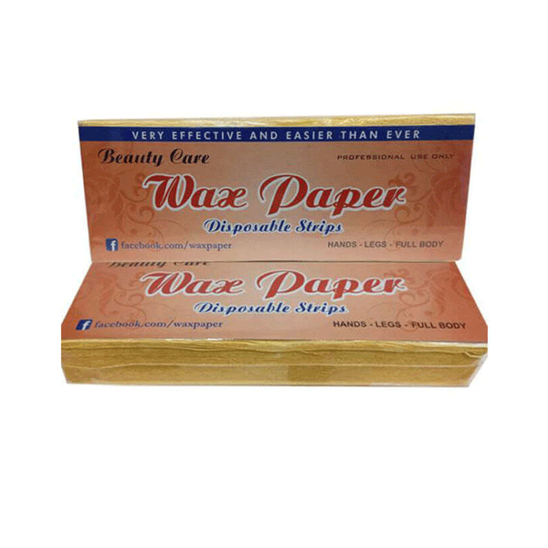 Beauty Care Brown Wax Paper Depilating Strips