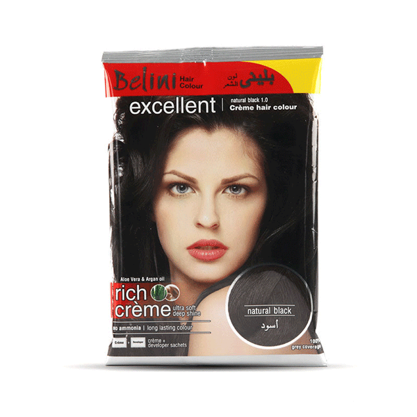 Belini Excellent Hair Colour (1.0-Natural Black)