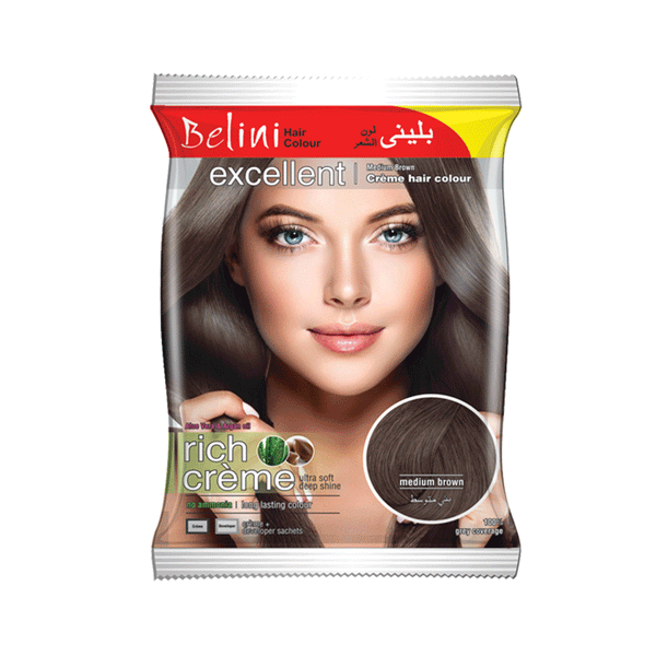 Belini Excellent Hair Colour (Medium Brown)