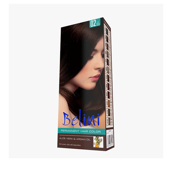 Belini Permanent Hair Color (02-Dark Brown 3.0)