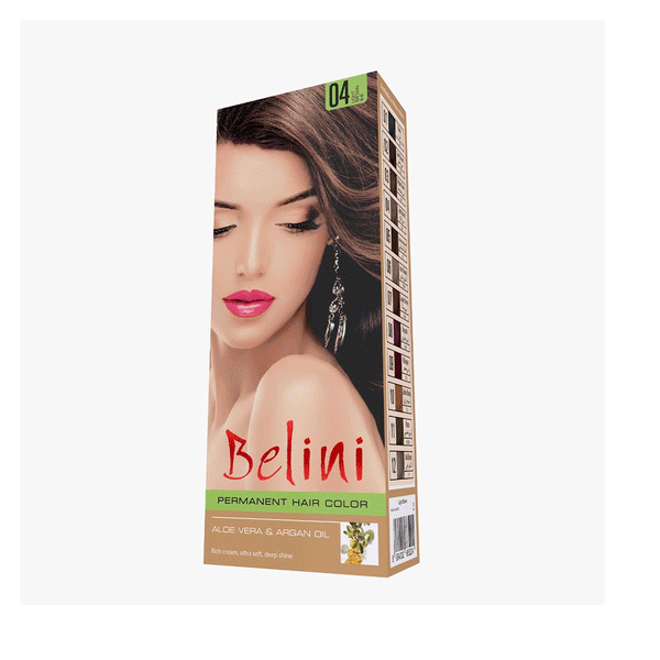 Belini Permanent Hair Color (04-Light Brown 5.0)