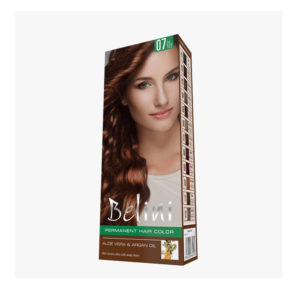 Belini Permanent Hair Color (07-Copper Brown 5.43)