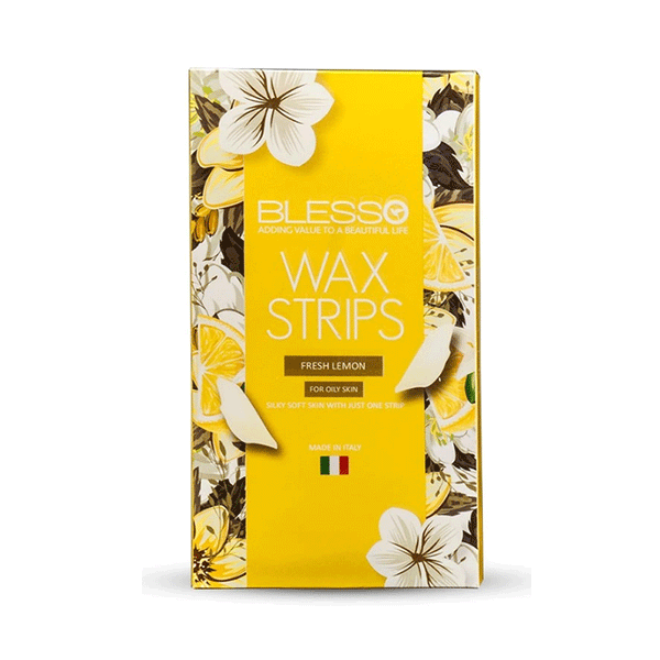 Blesso Wax Strips Fresh Lemon (For Oily Skin)