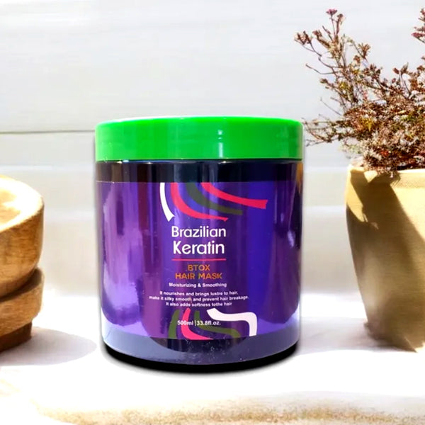 Brazilian Keratin Mosturizing And Smoothing Btox Hair Mask 500ml_nuvaripk_pakistan