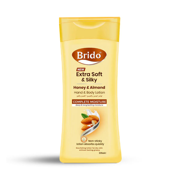 Brido Extra Soft Honey Almond Hand And Body Lotion 225ml_nuvaripk_pakistan