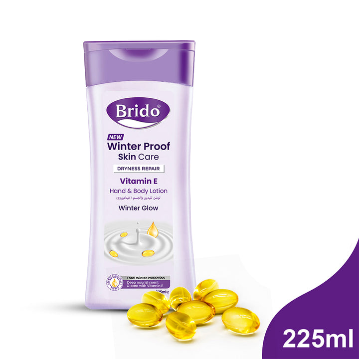 Brido Winter Proof Vitamin E Hand And Body Lotion 225ml_nuvarpk_pakistan