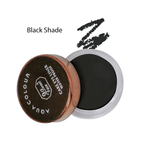 Sweet Face Cake Eye Liner Water Proof & Matt Look (Shade Black)