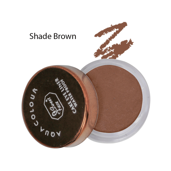 Sweet Face Cake Eye Liner Water Proof & Matt Look (Shade Brown)