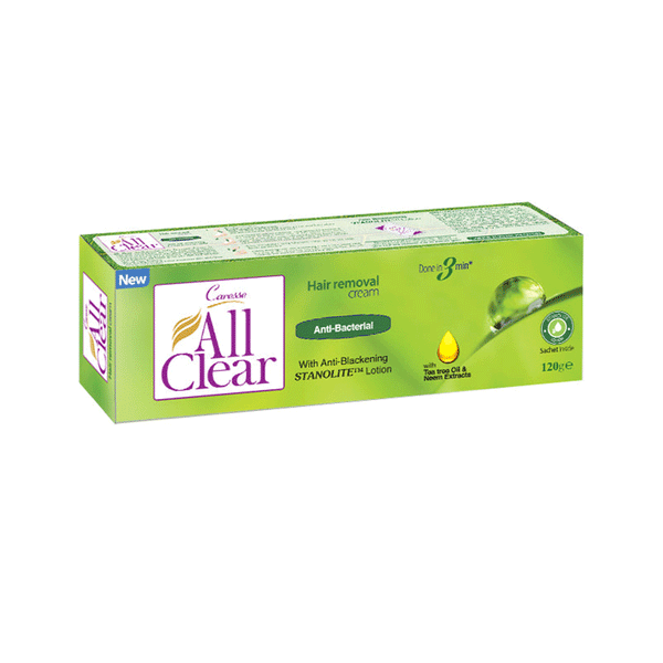 Caresse All Clear Hair Removal Cream (Anti-Bacterial)