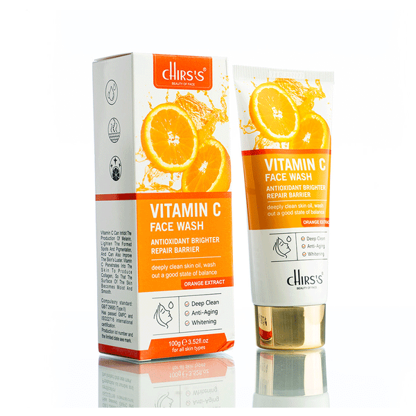 Chirs's Vitamin C Face Wash Antioxidant Brighter Repair Barrier 100g