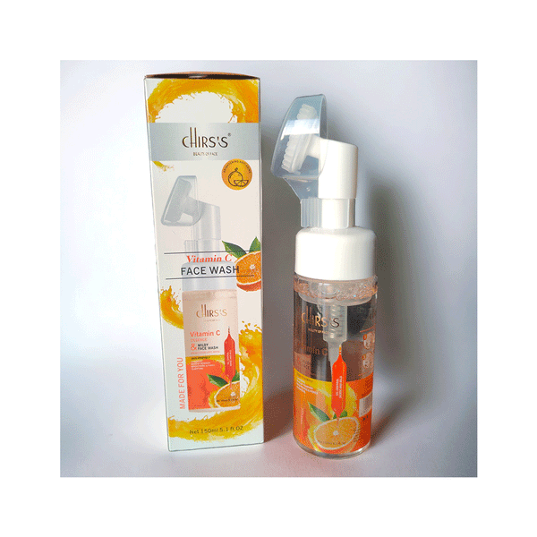 Chirs's Vitamin C Face Wash Brightening & Anti Aging Cleansing Mousse 150ML