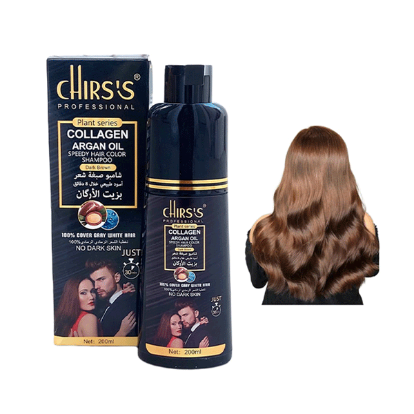 Chirs`s Hair Color Shampoo (Dark Brown)_nuvaripk_pakistan