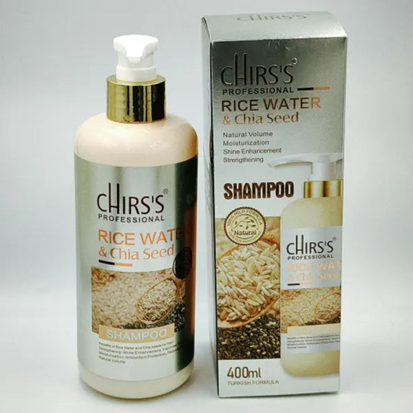 Chirs's Shampoo Rice Wash And Chia Seed 400ml_nuvaripk_pakistan