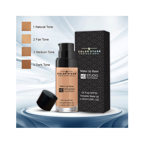 Color Stage Make-Up Base HD Studio Photogenic Foundation (Shade-102)