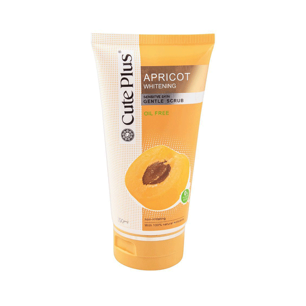 Cute Plus Apricot  Whitening Sensitive Gentle Scrub Oil Free