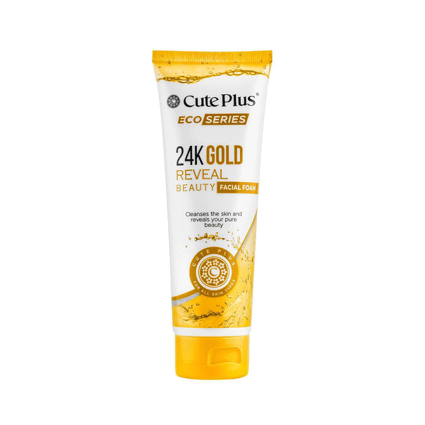 Cute Plus Eco Series 24K Gold Reveal Beauty Facial Foam