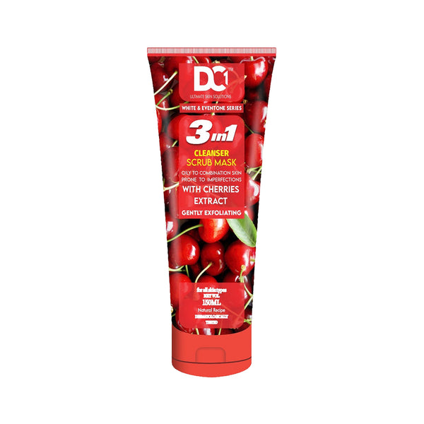 DC Ultimate Skin Solution White And Eventone Series 3in1 Cherries Extract Cleanser Scrub Mask 150ml