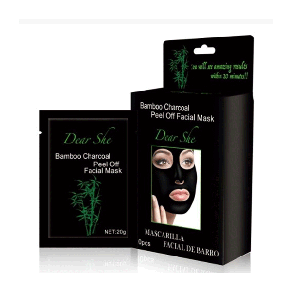 Dear She Bamboo Charcoal Peel Off Facial Mask (Per Piece)