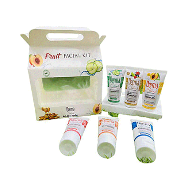 Derma Shine Fruit Facial Kit (6 Tubes Box 70ML)