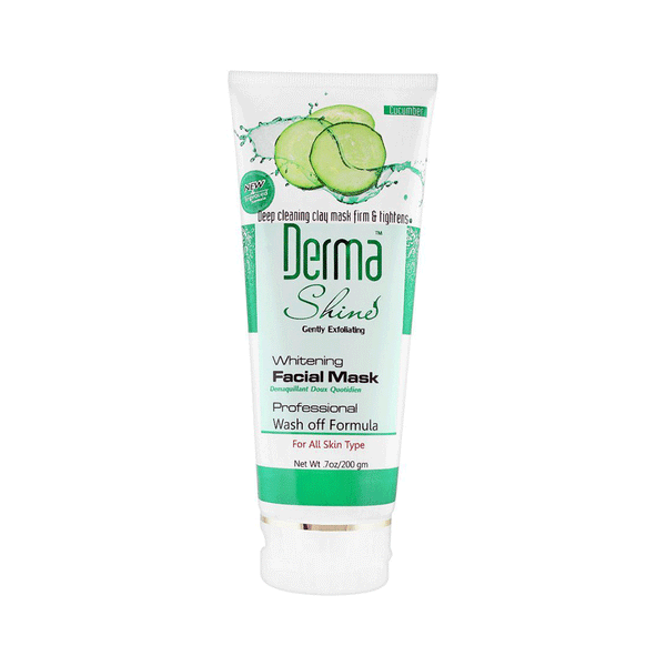 Derma Shine Gently Exfoliating Brightening Facial Mask