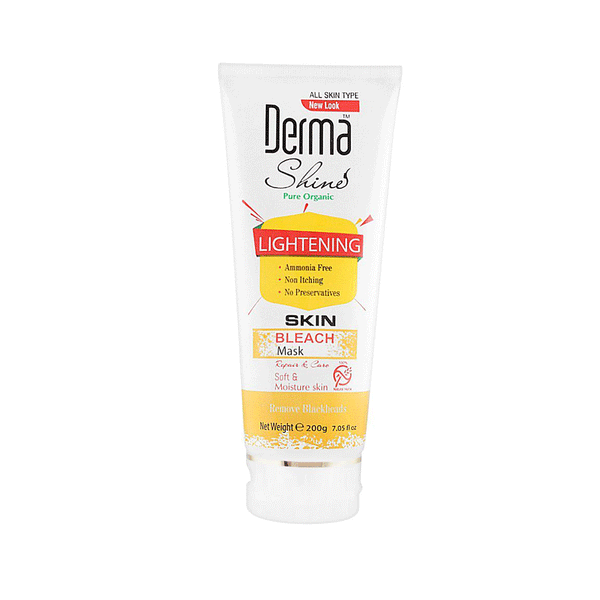 Derma Shine Pure Organic Lightening Skin Bleach Mask