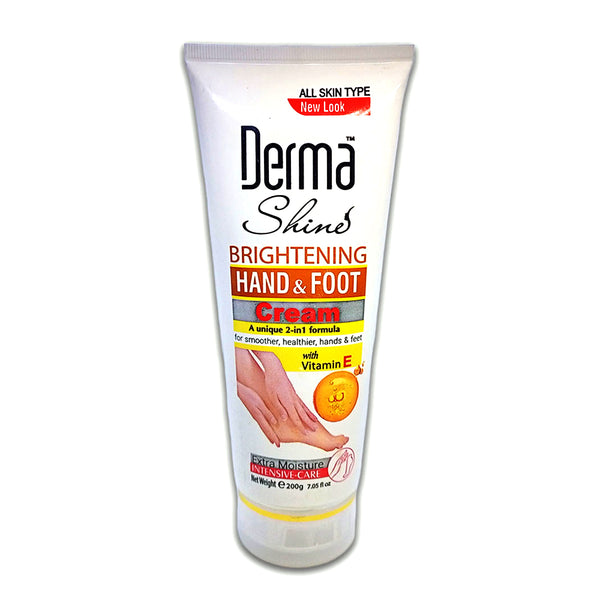 Derma Shine Brightening With Vitamin E Hand And Foot Cream 200g_nuvaripk_pakistan