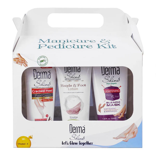 Derma Shine Manicure And Pedicure Kit (Pack Of Six ) 50ml Each_nuvaripk_pakistan