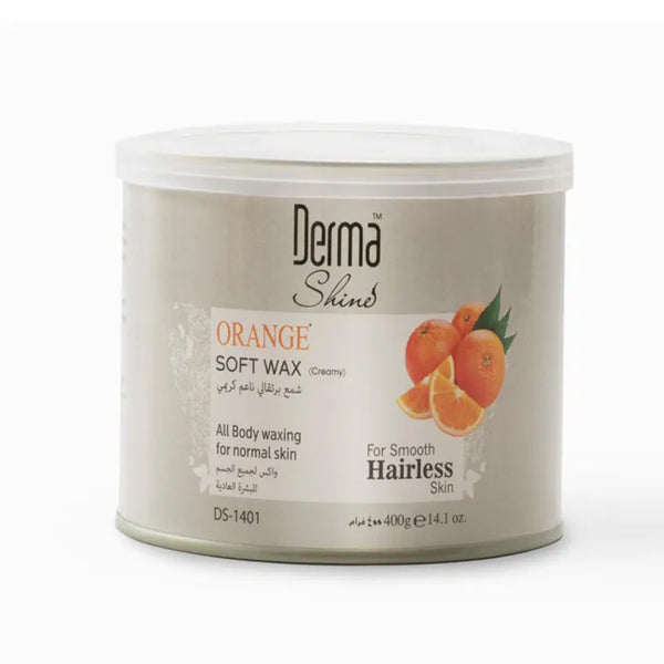 Derma Shine Orange For Smooth Hairless Skin Soft Wax 400g_nuvaripk_pakistan