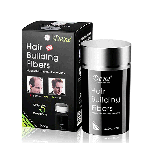 Dexe Hair Building Fibers (Black) 22g