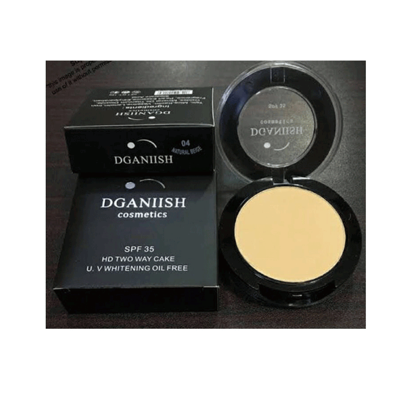 Dganiish Cosmetics SPF 35 HD Tow Way Cake (Shade-01)