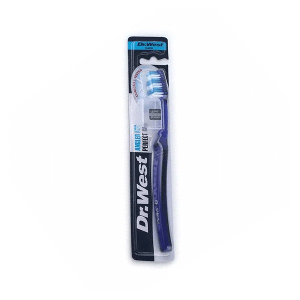 Dr.West Angled For Perfect Grip Tooth Brush (Hard)