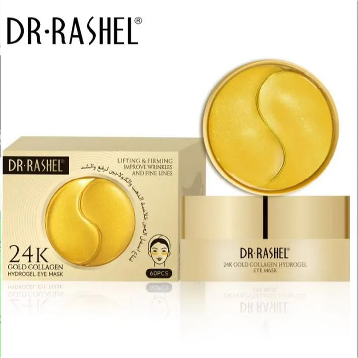 Dr Rashel 24K Gold Collagen Lifting & Firming Hydrogel Eye Mask - Pack of 60pcs_nuvaripk_pakistan