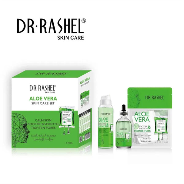 Dr Rashel Aloe Vera  Soothing & Moisture Skin Care Set - 3pcs/set_nuvaripk_pakistan