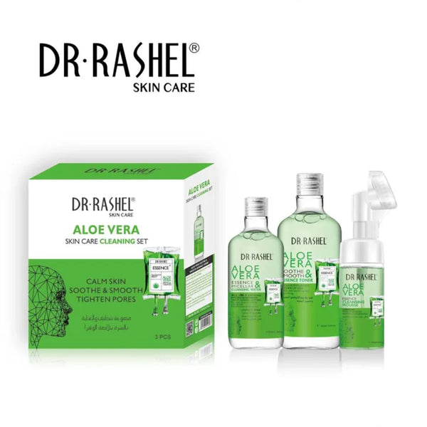 Dr Rashel Aloe Vera Soothing & Moisture Skin Cleansing Set - 3pcs/set_nuvaripk_pakistan