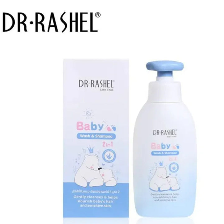 Dr Rashel Baby 2-In-1  Wash & Shampoo 500ml_nuvaripk_pakistan