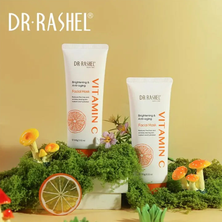 Dr Rashel Vitamin C Brightening & Anti- Aging Facial Mask 100g_nuvaripk_pakistan