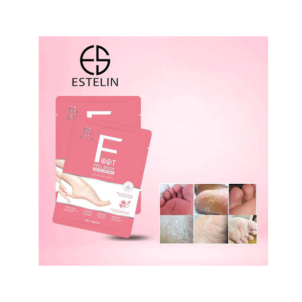 Estelin Rose Exfoliating Foot Peel Mask 40g*2 pairs