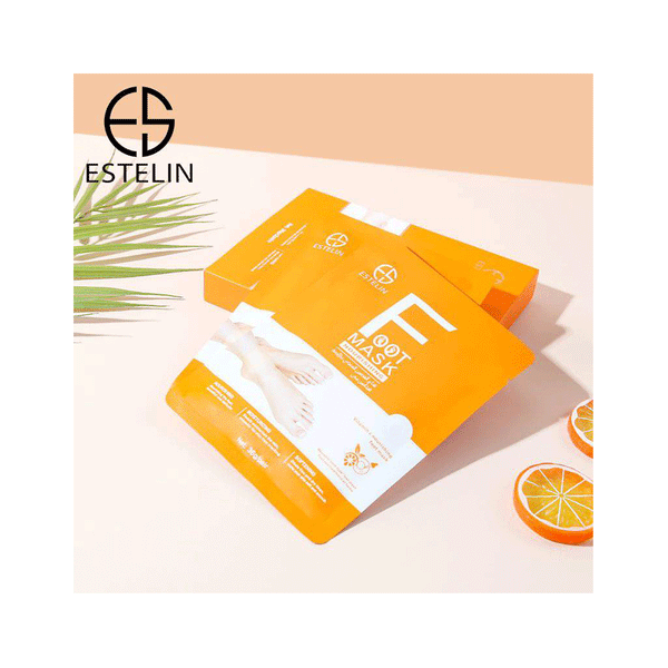 Estelin Vitamin C Exfoliating Foot Peel Mask 40g*2 pairs