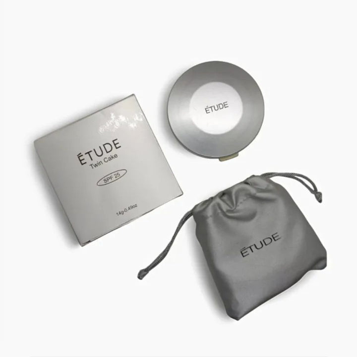 Etude SPF 25 Twin Cake Face Powder Foundation Base (Single Shade 03-Beige-Medium)Nuvaripk_pakistan